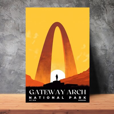 Gateway Arch National Park Poster, Travel Art, Office Poster, Home Decor | S3 - image3